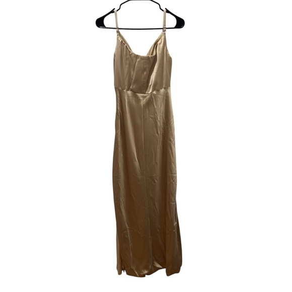 Revelry Skye Satin Maxi Dress Size 10 - Picture 2 of 6